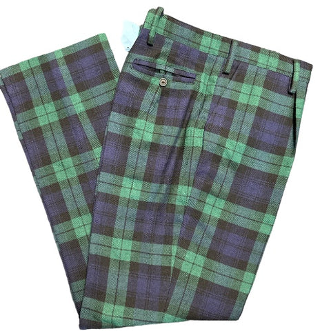 Blackwatch Tartan Trousers 38/32"