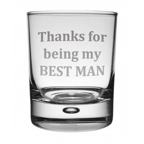 6.5oz Whisky Glass - Best Man