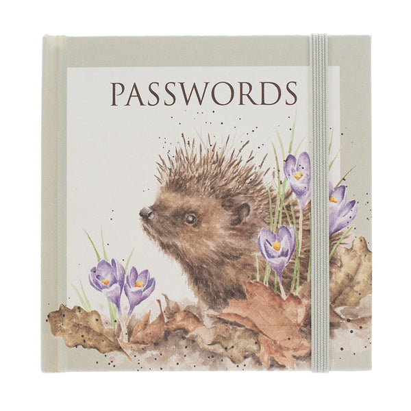 Wrendale Hedgehog Password Book