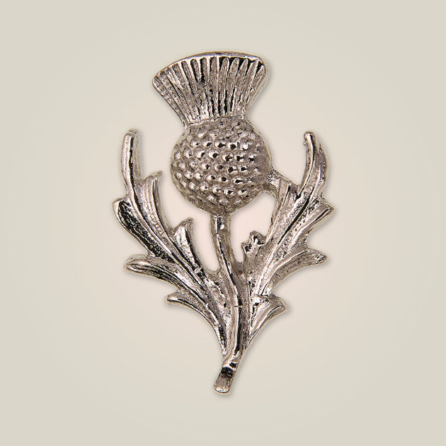 Scottish Thistle Brooch Made in Scotland by Art Pewter (217B)