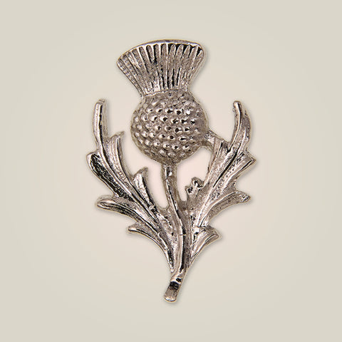 Scottish Thistle Brooch Made in Scotland by Art Pewter (217B)