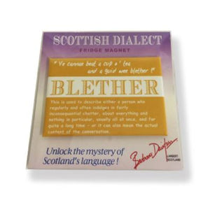 Scottish Dialect Words Fridge Magnets Selection by D&C Supplies (10 options)