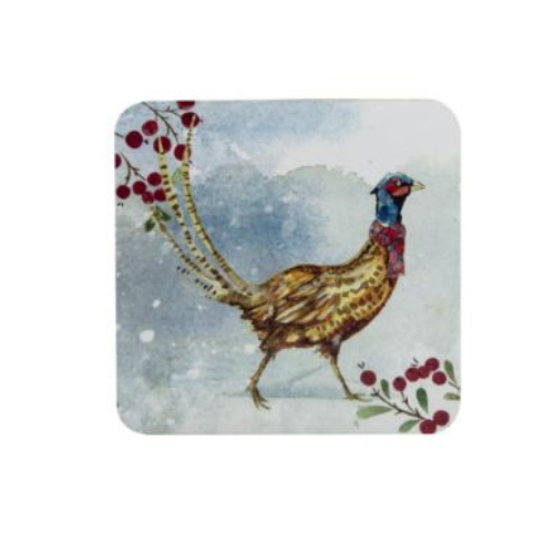 Winter Retreat Coaster Set