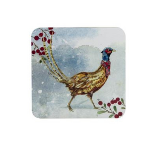 Winter Retreat Coaster Set