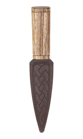 Arisaig Zebrano Wood Sgian Dubh SD65