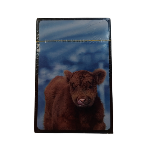 Playing Cards - Highland Cow Calf