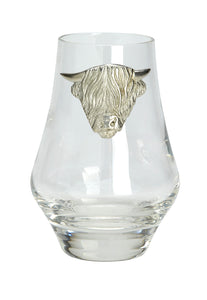 Highland Cow  Whisky Taster Glass