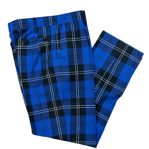 Blue Ramsay Tartan Trousers 32/29"