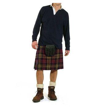 Machine Made Casual Kilt in Medium Weight Wool