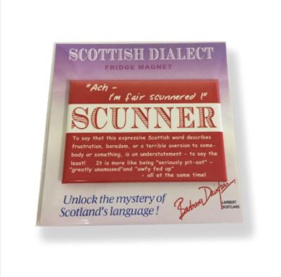 Scottish Dialect Words Fridge Magnets Selection by D&C Supplies (10 options)