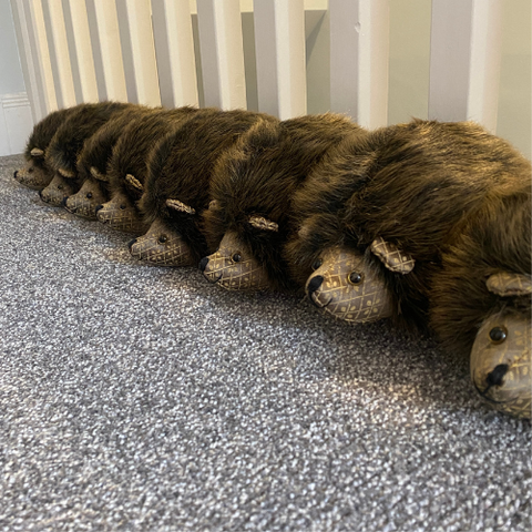 Bertie Bristle's Family Hedgehog Draught Excluder from Dora Designs