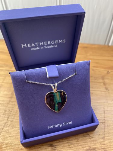 Heathergems Silver Heart Pendant Necklace SP-431