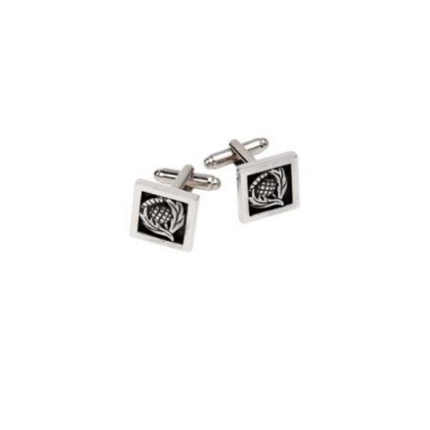 Square Thistle Cufflinks KCL34P