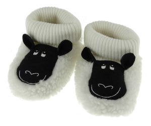 Sheep Childrens Bootees Slippers - 18-24Months
