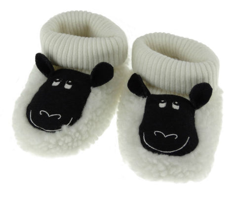 Sheep Childrens Bootees Slippers - 18-24Months