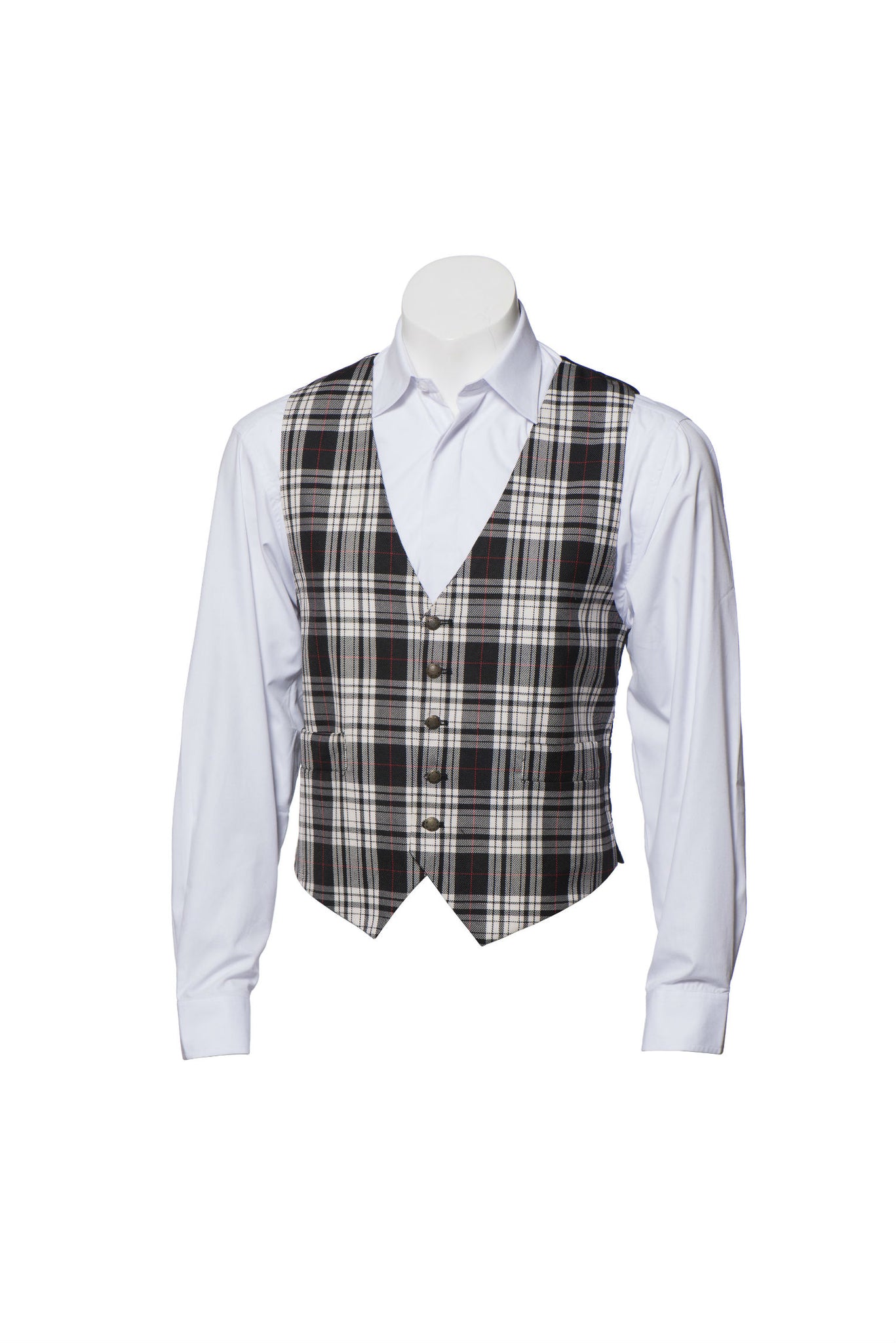 Menzie Dress Tartan Waistcoat 40R