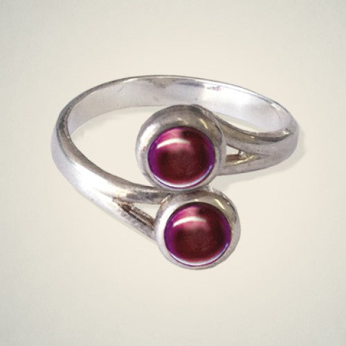 Birthstone Rings Selection (12 Stones) Made in Scotland by Art Pewter (BSR)