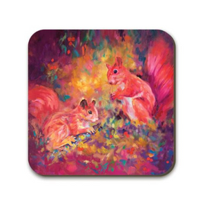 Red Squirrel Coaster