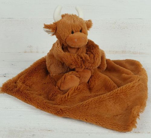 Jomanda Super Soft Toy Soother - Highland Cow