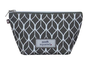 Earth Squared Make Up Bag - Grey Geometric