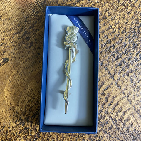 Thistle Weave Kilt Pin KP72P