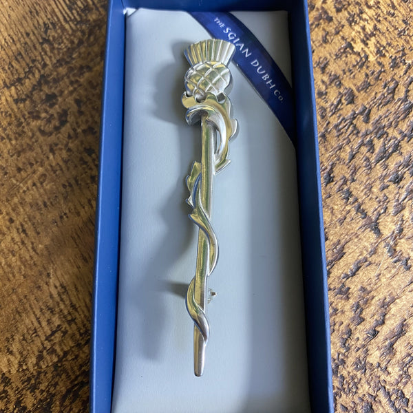 Thistle Weave Kilt Pin KP72P