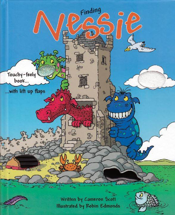 Finding Nessie touchy feely book