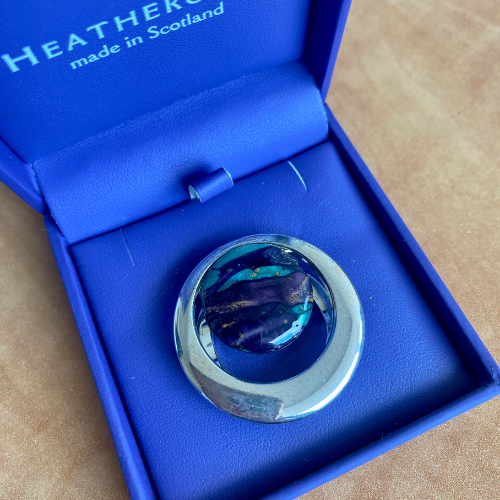 Heathergems Round Scarf Ring