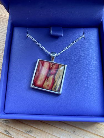 Heathergems Square Pendant Necklace HP-101