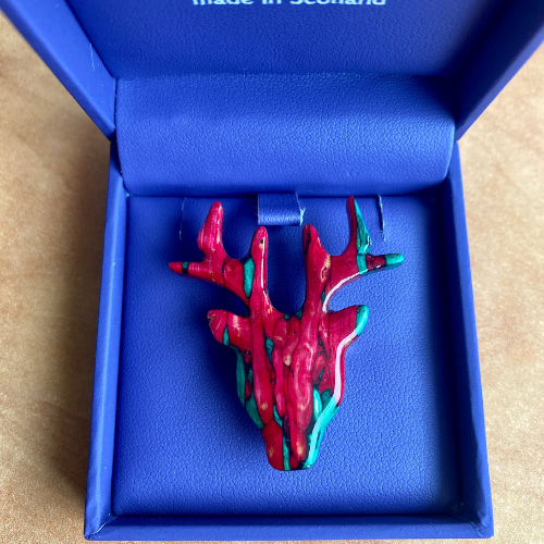 Heathergems Stag Brooch HB21