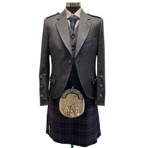 Midnight Blue Crail Kilt Outfit for Hire