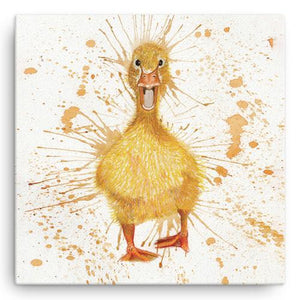 Splatter Duck Canvas