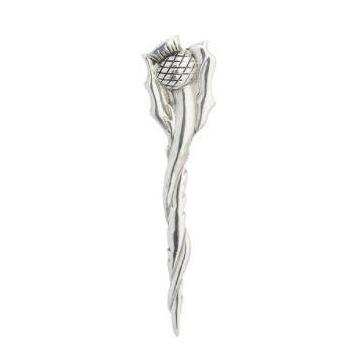 Long Twist Scottish Thistle Kilt Pin