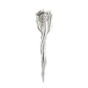 Long Twist Scottish Thistle Kilt Pin