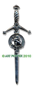 Lion Rampant Kilt Pin Made in Scotland by Art Pewter (CKP191)