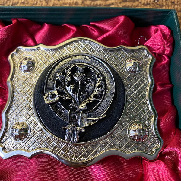 Thistle Kilt Buckle