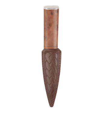 Thuya Burl Arisaig Sgian Dubh With Pewter Cap
