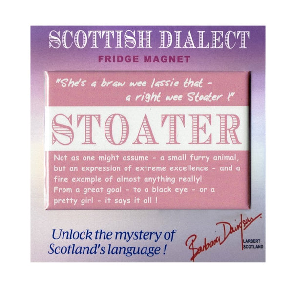 Scottish Dialect Words Fridge Magnets Selection by D&C Supplies (10 options)