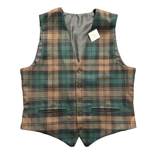 Brown Watch Tartan Waistcoat 38R