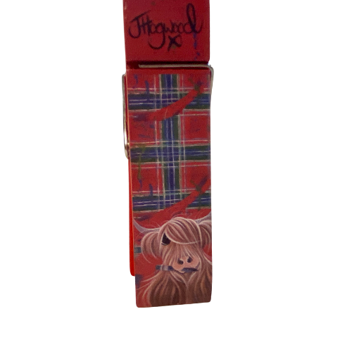 Tartan Paint Novelty Peg