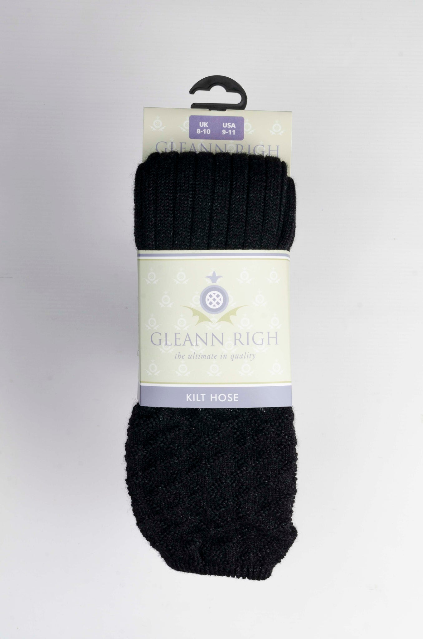Mens Strone Kilt Socks in Black - Sizes 4-7