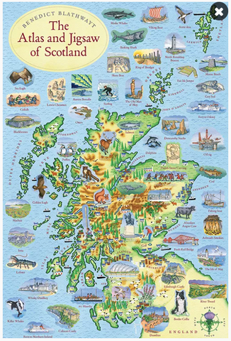 The Atlas & Jigsaw of Scotland 300pc