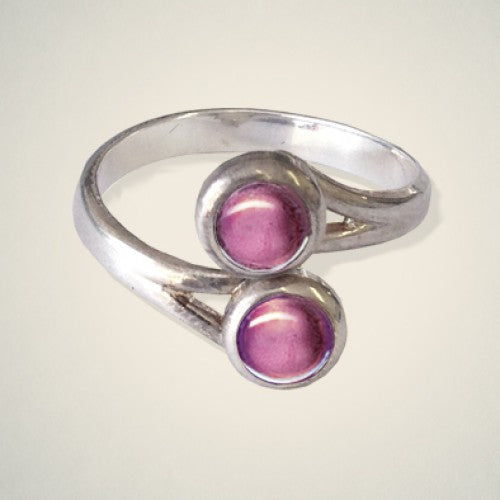 Birthstone Rings Selection (12 Stones) Made in Scotland by Art Pewter (BSR)