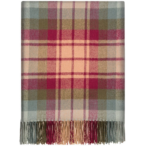 Auld Scotland Tartan Luxury Lambswool Blanket