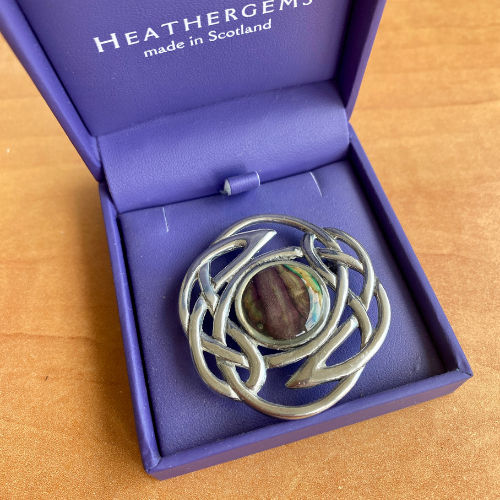 Heathergems Celtic Knot Brooch HB58
