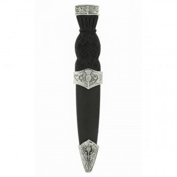 Antique Finish Thistle Plain Top Sgian Dubh SD-AT-ANT