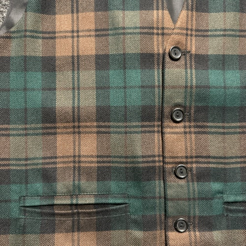 Brown Watch Tartan Waistcoat 38R