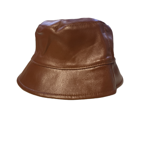 Tweed Brown Reversable Bucket Hat