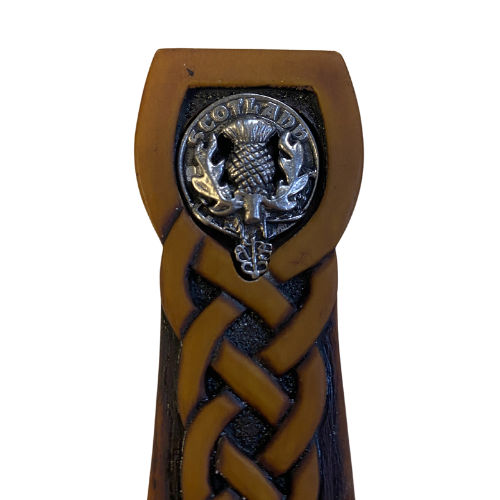 Wooden Sgian Dubh with Scotland Badge (C113)