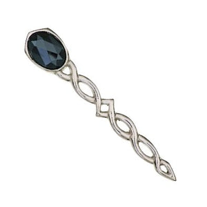 Argyll Interlace with Stone Kilt Pin by Art Pewter (115)